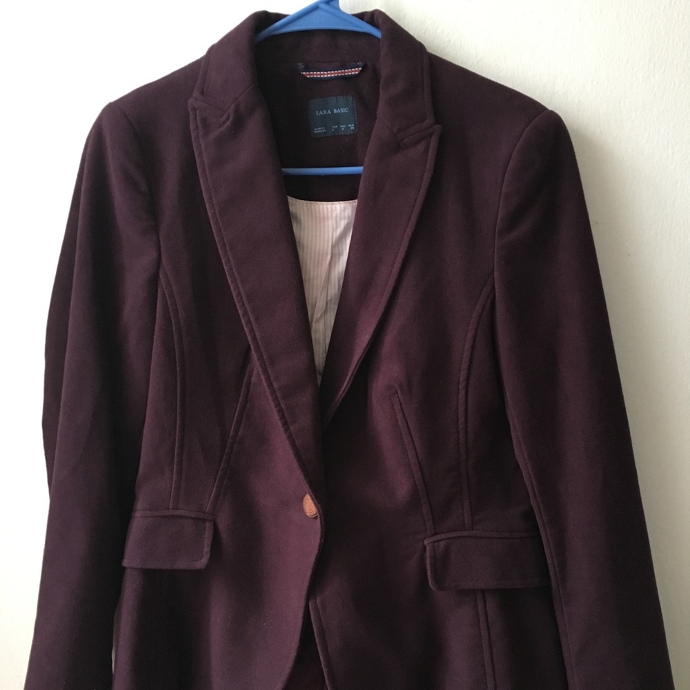 Zara velvet blazer