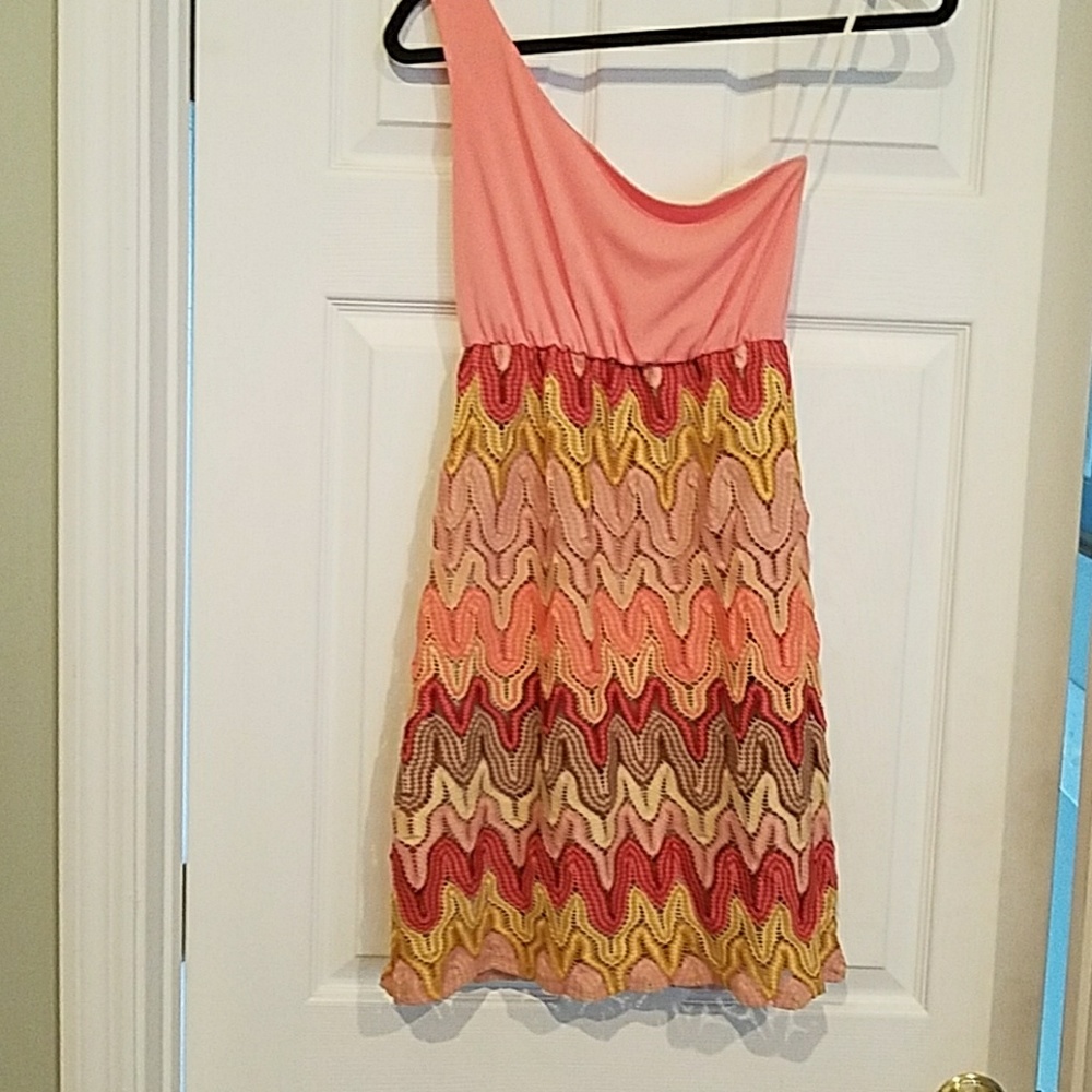 Judith March one shoulder dress