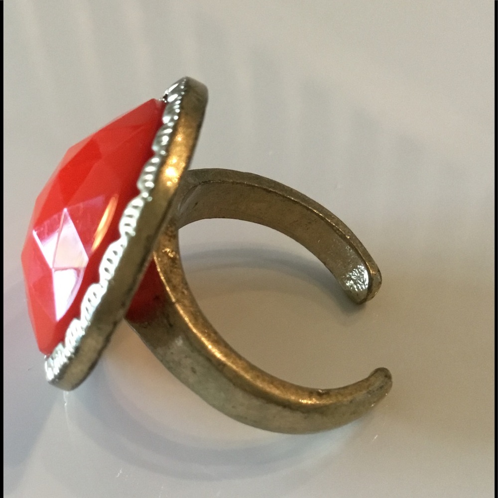 Red/Orange Statement Ring