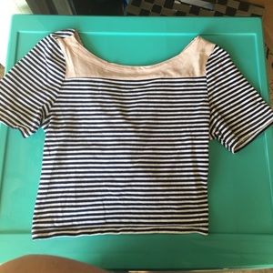 Striped crop top