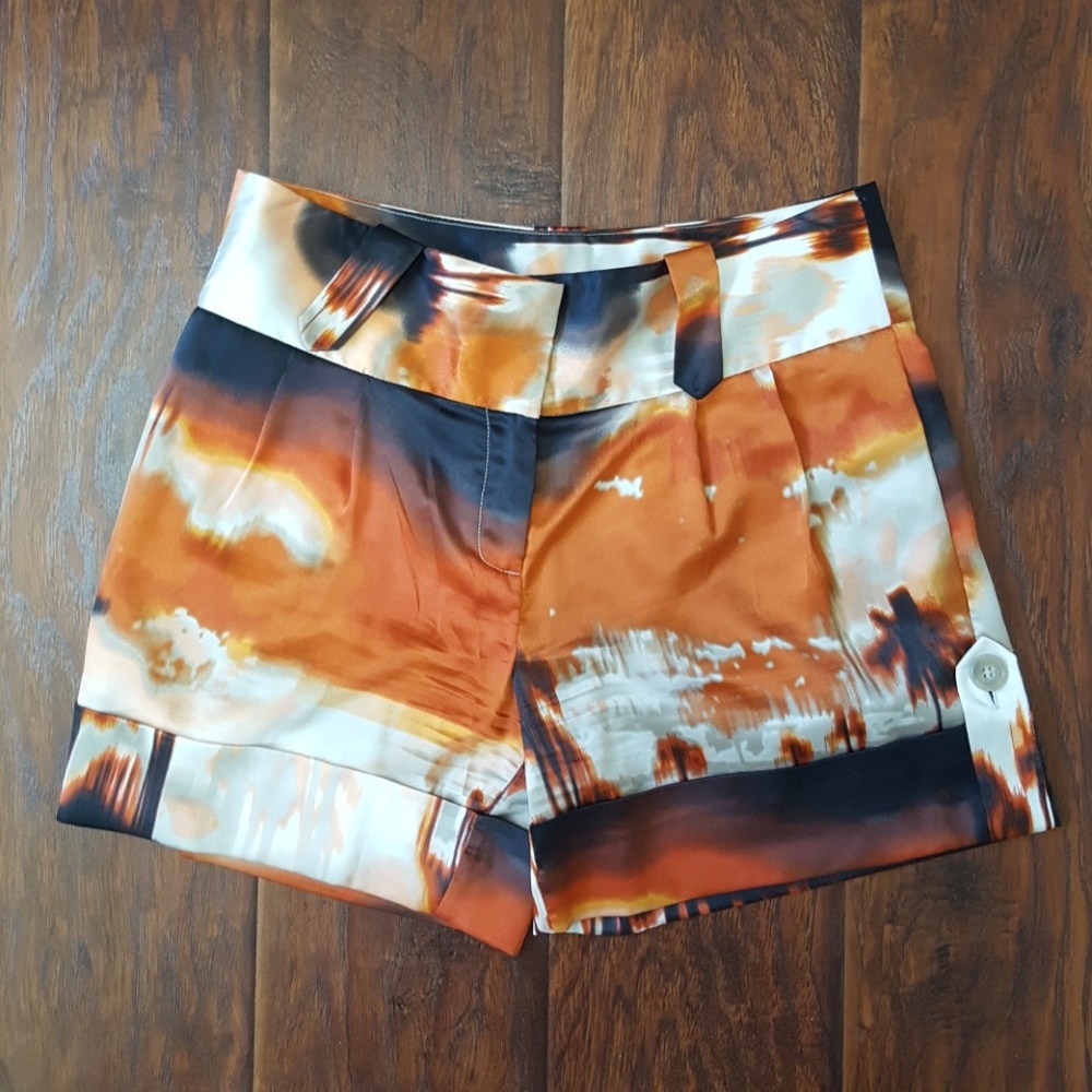 Satin shorts