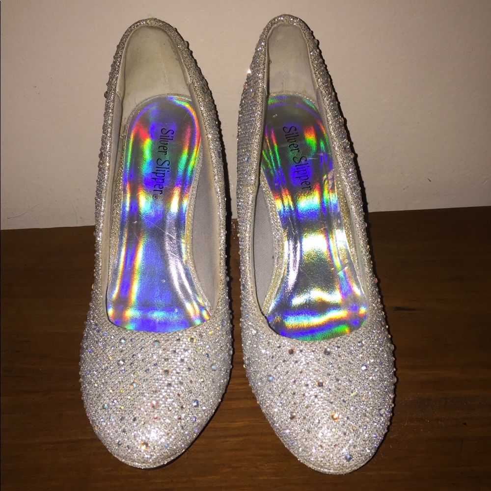 Silver High Heels!