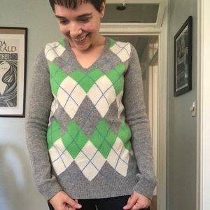Gap argyle sweater