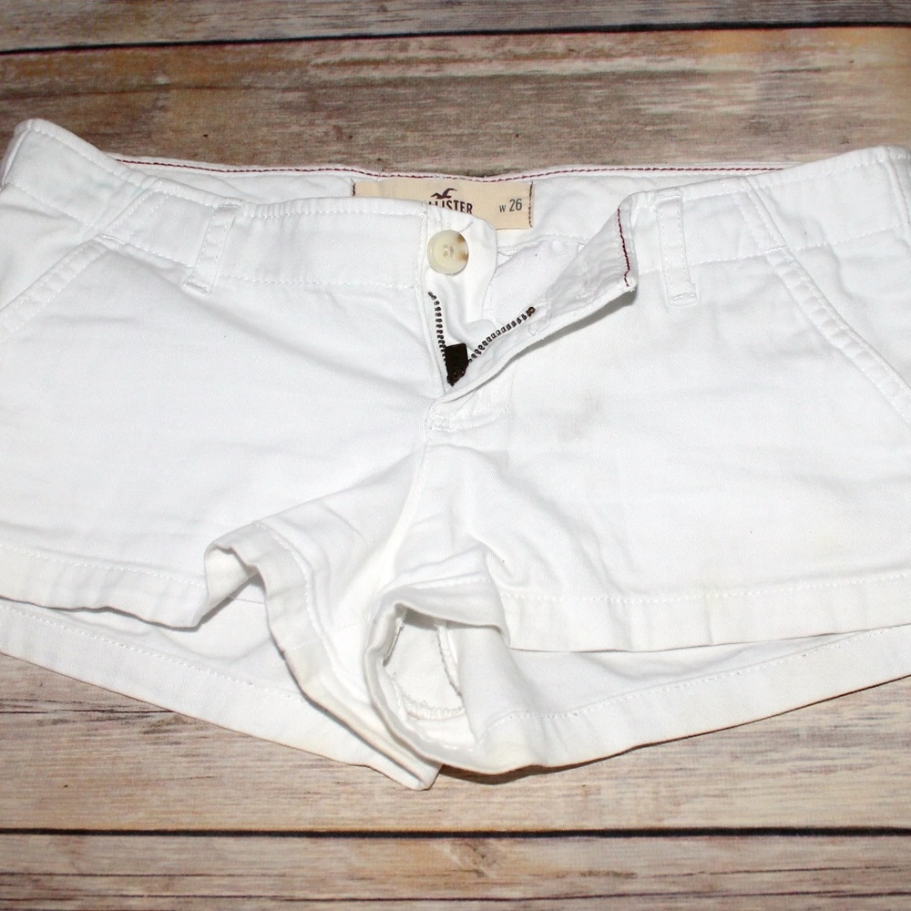 Hollister White Shorts