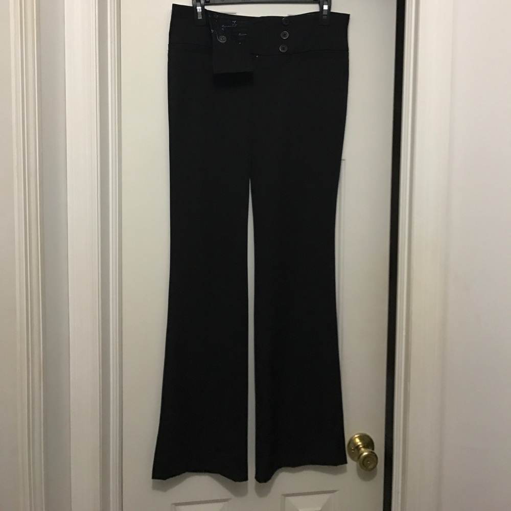 Junior long black dress pants
