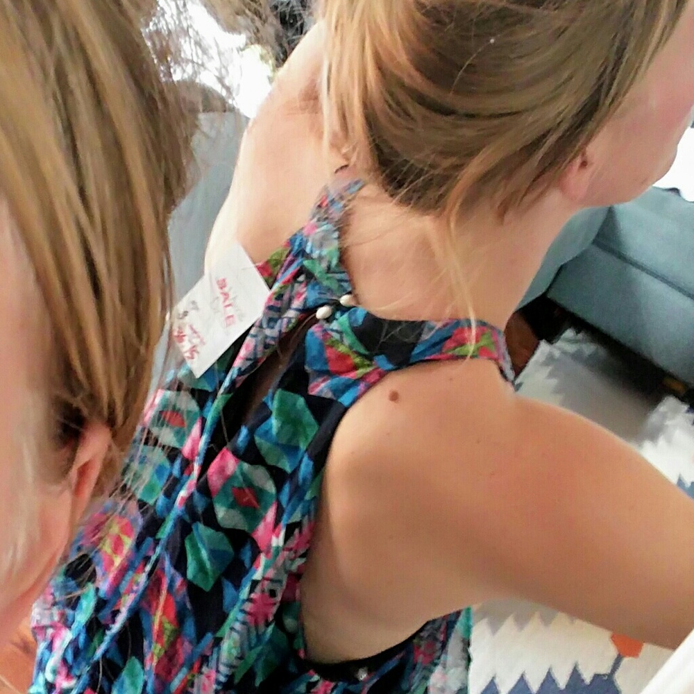 NWT BEST PARTY DRESS! HALTER! BOUTIQUE GEOMETRIC!