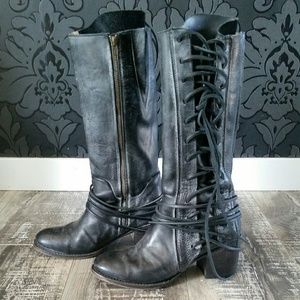 Freebird Cash - Rare Black color- Below Knee Boots