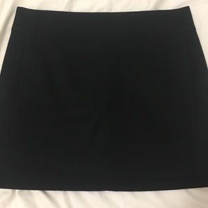 J.Crew Black Wool Miniskirt