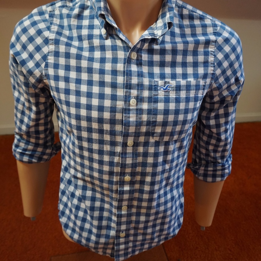 Hollister checkered button up