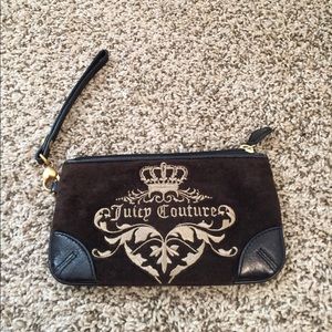 Juicy Couture zipper clutch