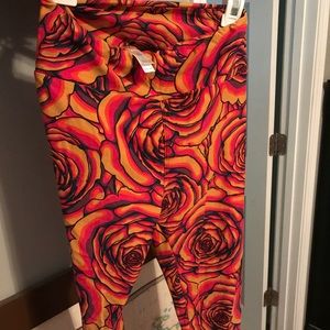 Lularoe OS leggings (beauty and the beast)