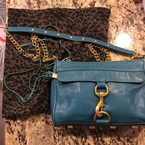 Rebecca Minkoff Teal Mini Mac
