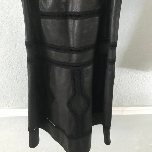 DVF Margot ALL LEATHER dress OMG ❤️NO OFFERS! - Picture 4 of 8