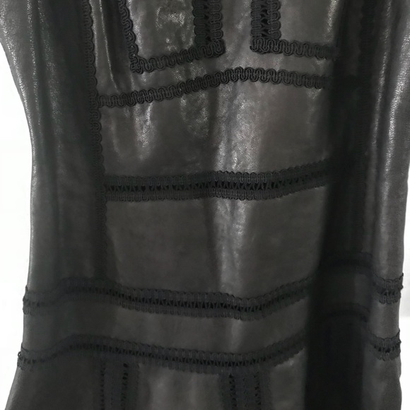 DVF Margot ALL LEATHER dress OMG ❤️NO OFFERS! - Picture 7 of 8