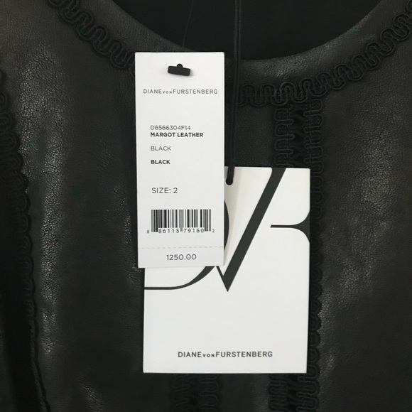 DVF Margot ALL LEATHER dress OMG ❤️NO OFFERS! - Picture 8 of 8