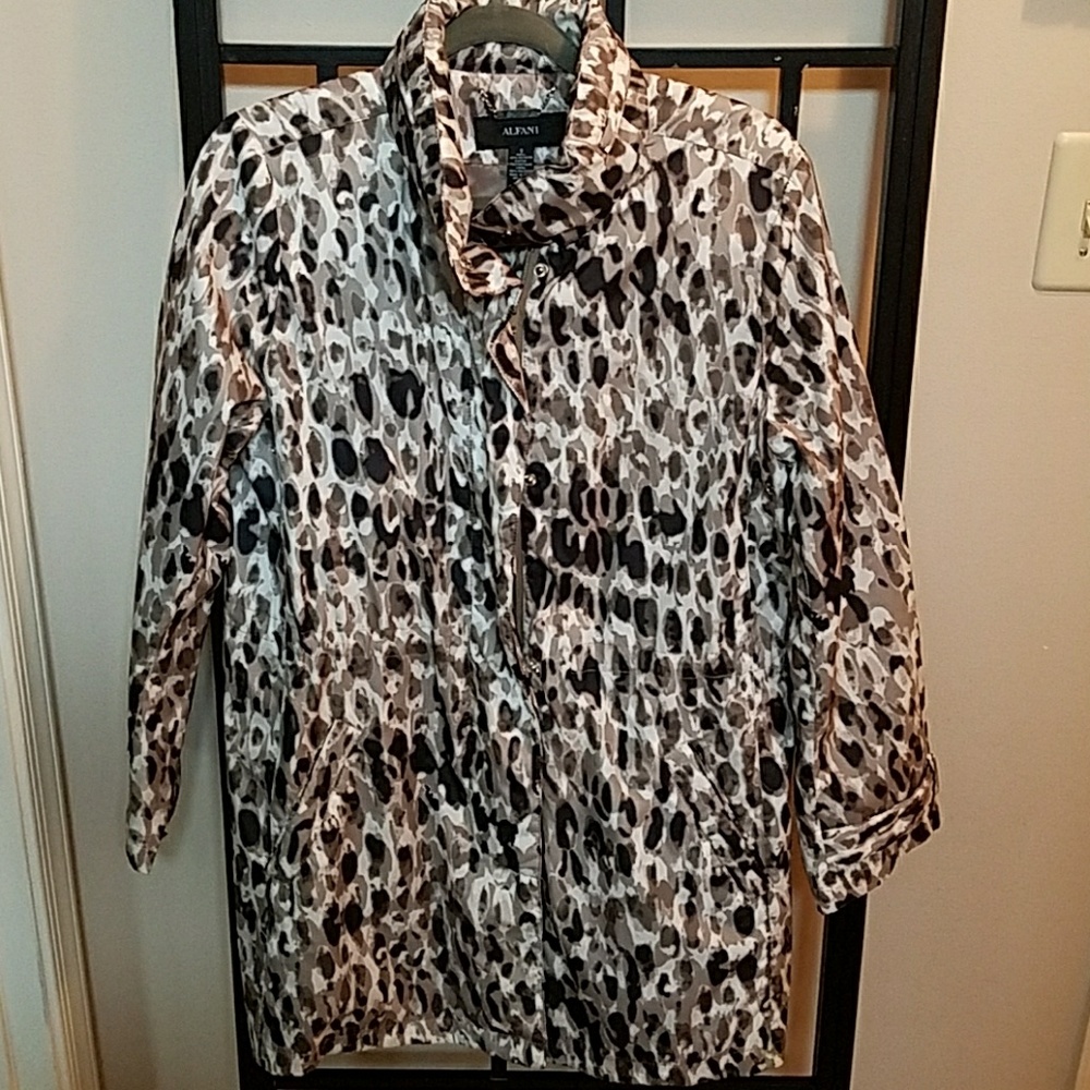 Alfani Leopard Raincoat