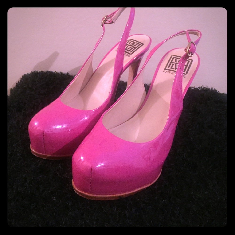 💗Hot Pink Platform Heels💗
