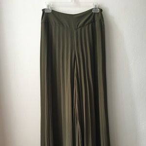 Anthropologie Wide Leg Pleated Pants
