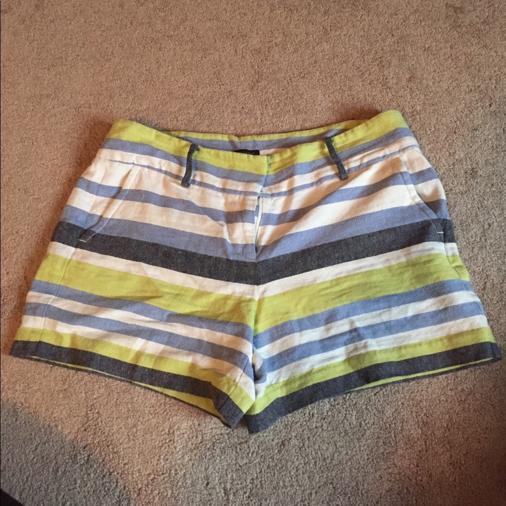 ann taylor linen shorts!