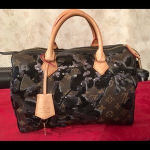 Monogram Fleur De Jais Sequin Speedy 30 Bag