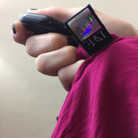 DVF Pink Chiffon Silk Sleeveless Top Blouse - Picture 7 of 8