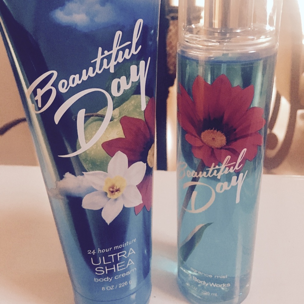 Bath and body works beautiful fragrance & lotion