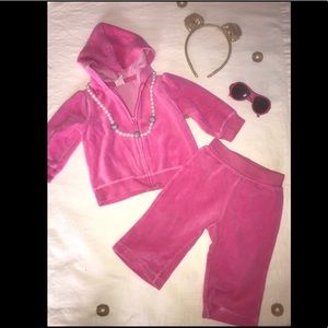 Pink baby jumpsuit