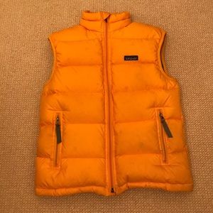 Yellow Patagonia goosedown vest- fits size small