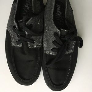 Reef Deck Shoes - Black/grey