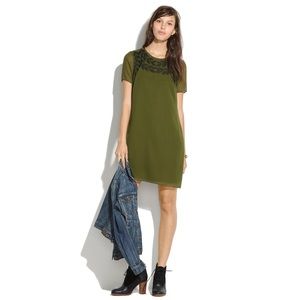 Madewell Embroidered Shift Dress