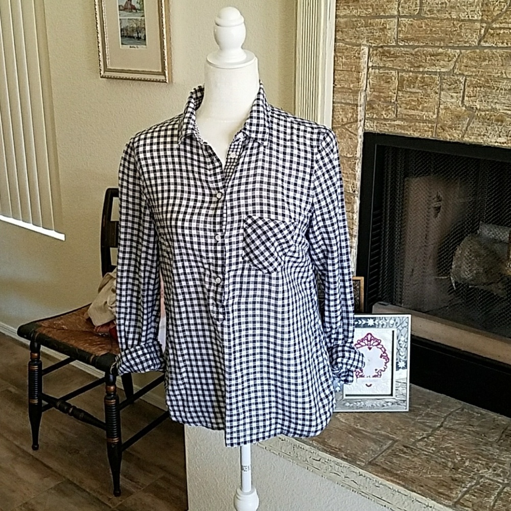 Gingham print Merona shirt