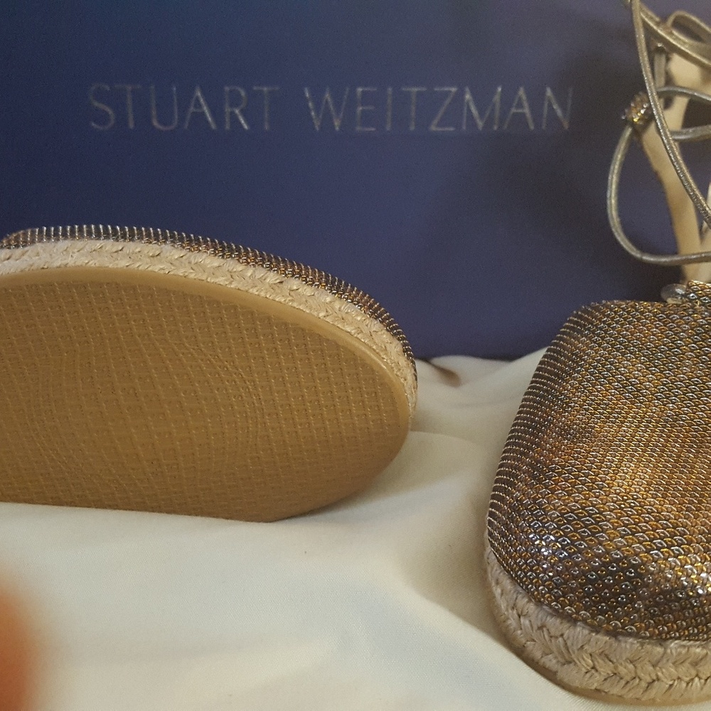 Sold Stuart Weitzman "Walkmyway" Tiger Eye Noir - Picture 2 of 7