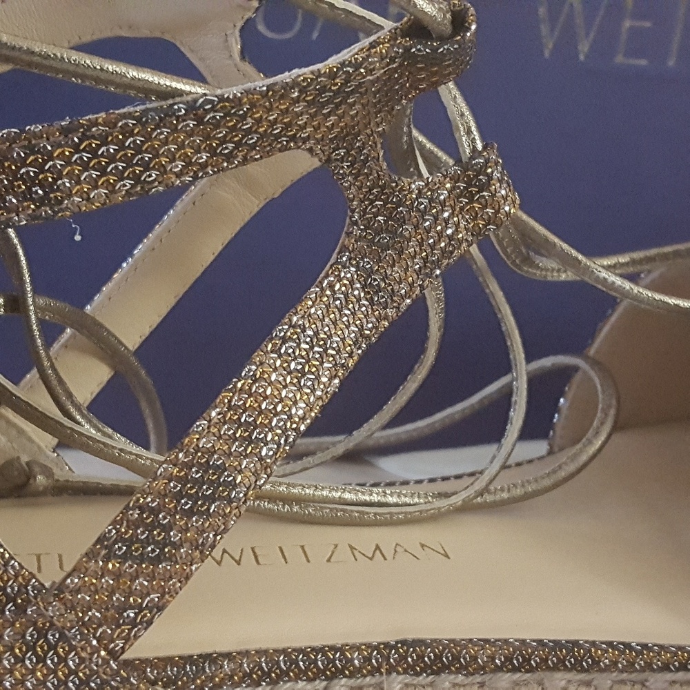 Sold Stuart Weitzman "Walkmyway" Tiger Eye Noir - Picture 4 of 7