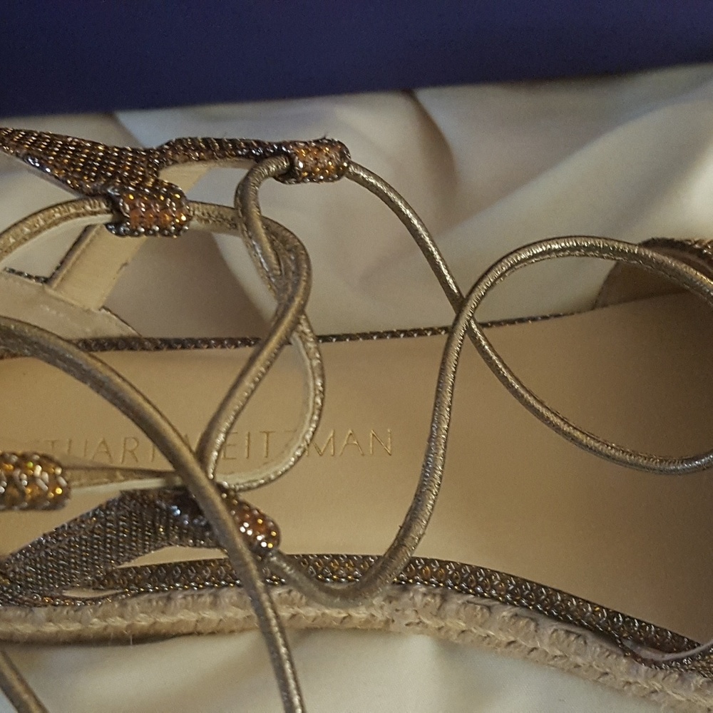 Sold Stuart Weitzman "Walkmyway" Tiger Eye Noir - Picture 7 of 7