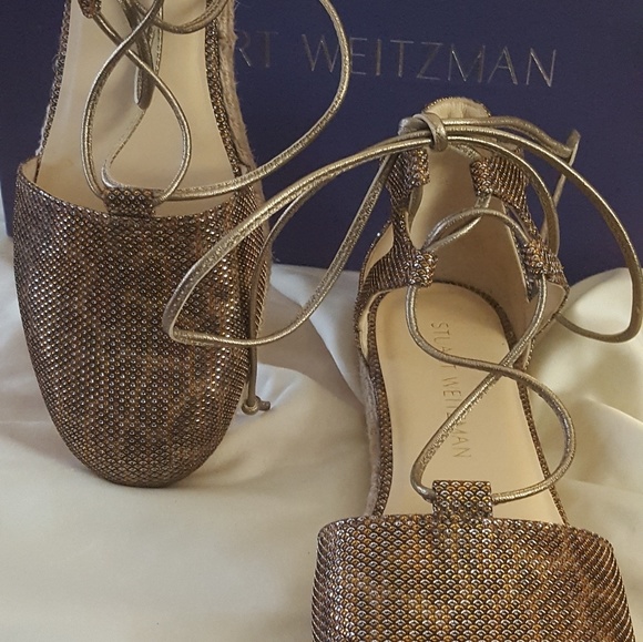 Stuart Weitzman Shoes - Sold Stuart Weitzman "Walkmyway" Tiger Eye Noir