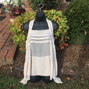 Lola sheer cream top