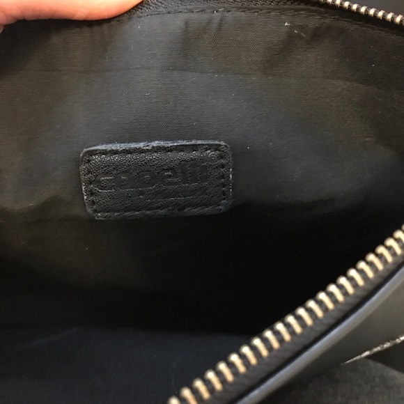 *NWT👛 Clutch Bag* Black Vegan Leather/ Snakeskin - Picture 4 of 8