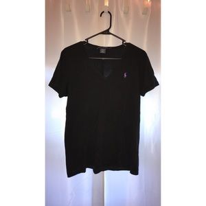Black Polo V-Neck