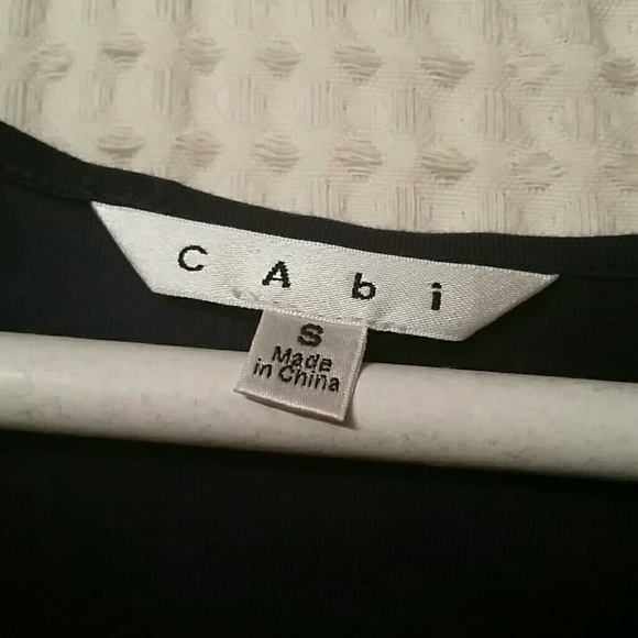 Cabi sleeveless crossover tee navy Sm - Picture 4 of 7