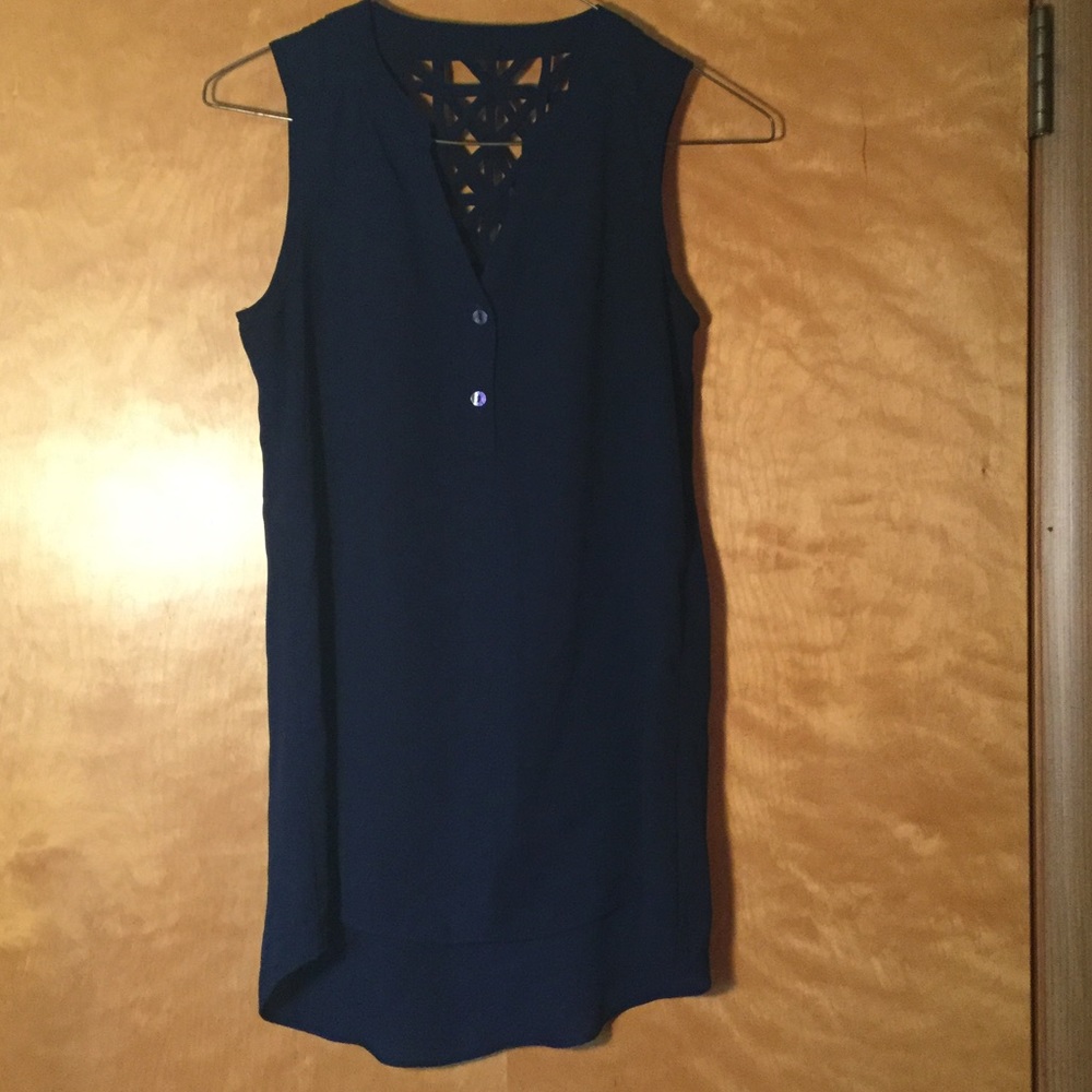 Navy blouse - Picture 3 of 3
