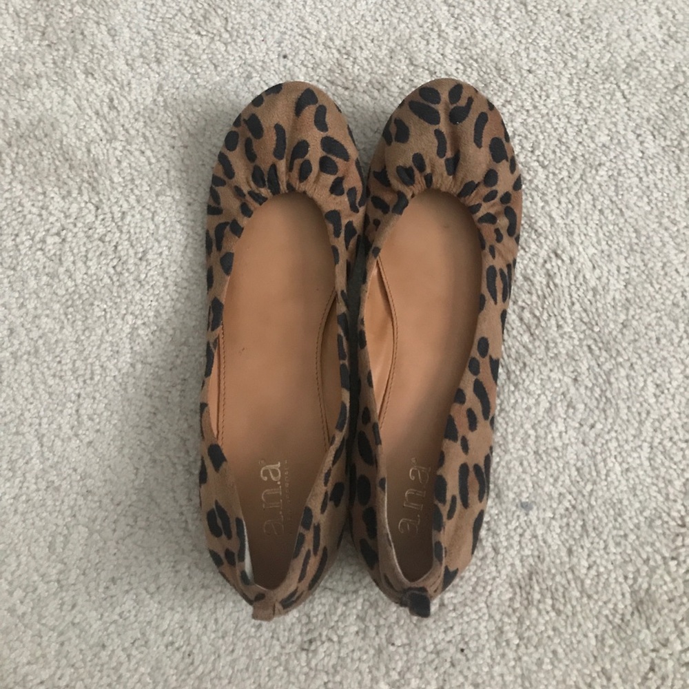 Leopard Print Flats Size 8.5