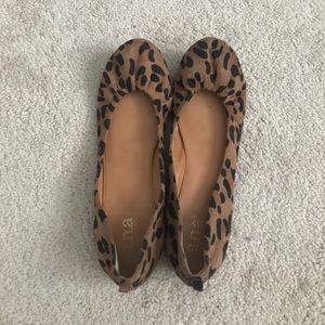 Leopard Print Flats Size 8.5