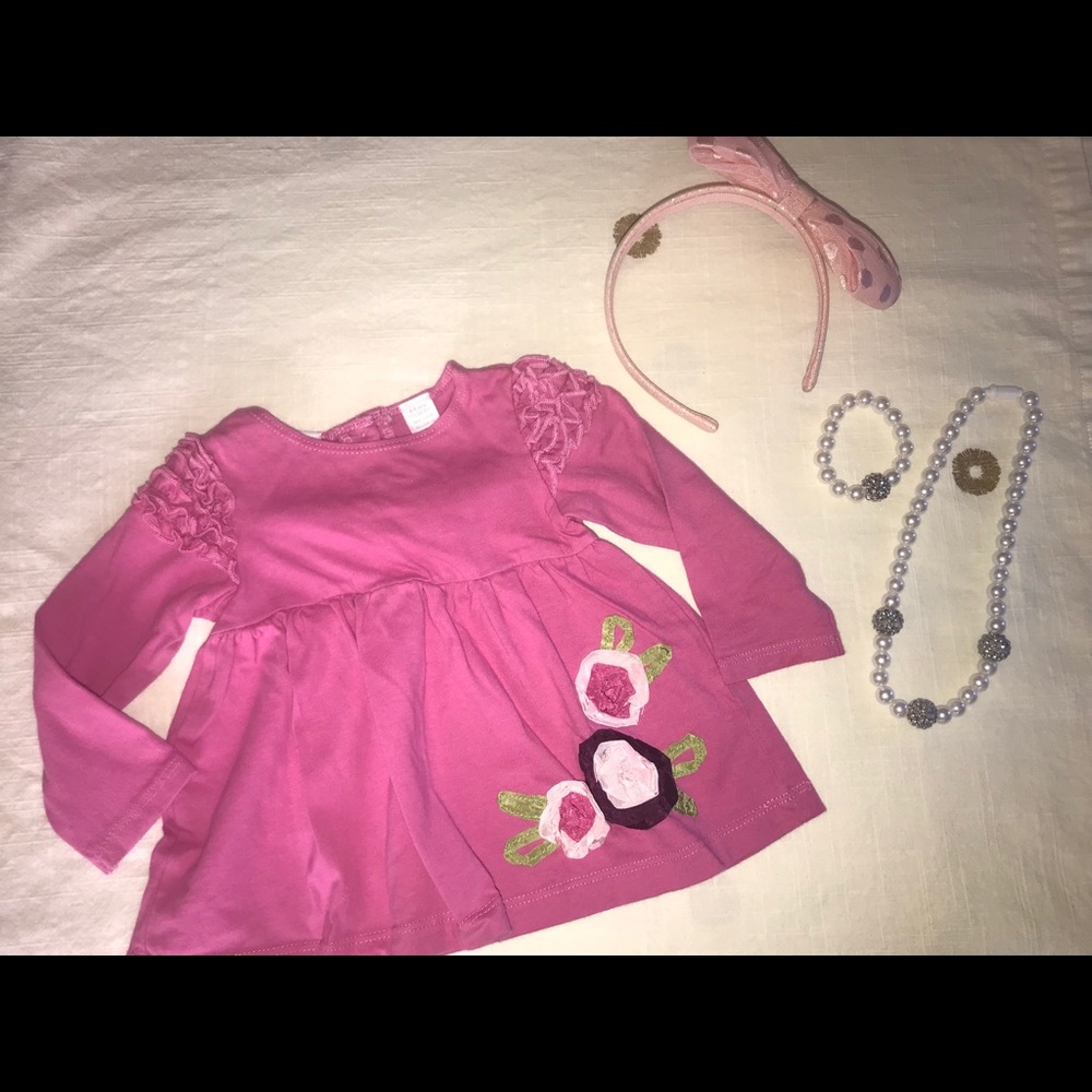 Pink long sleeve shirt