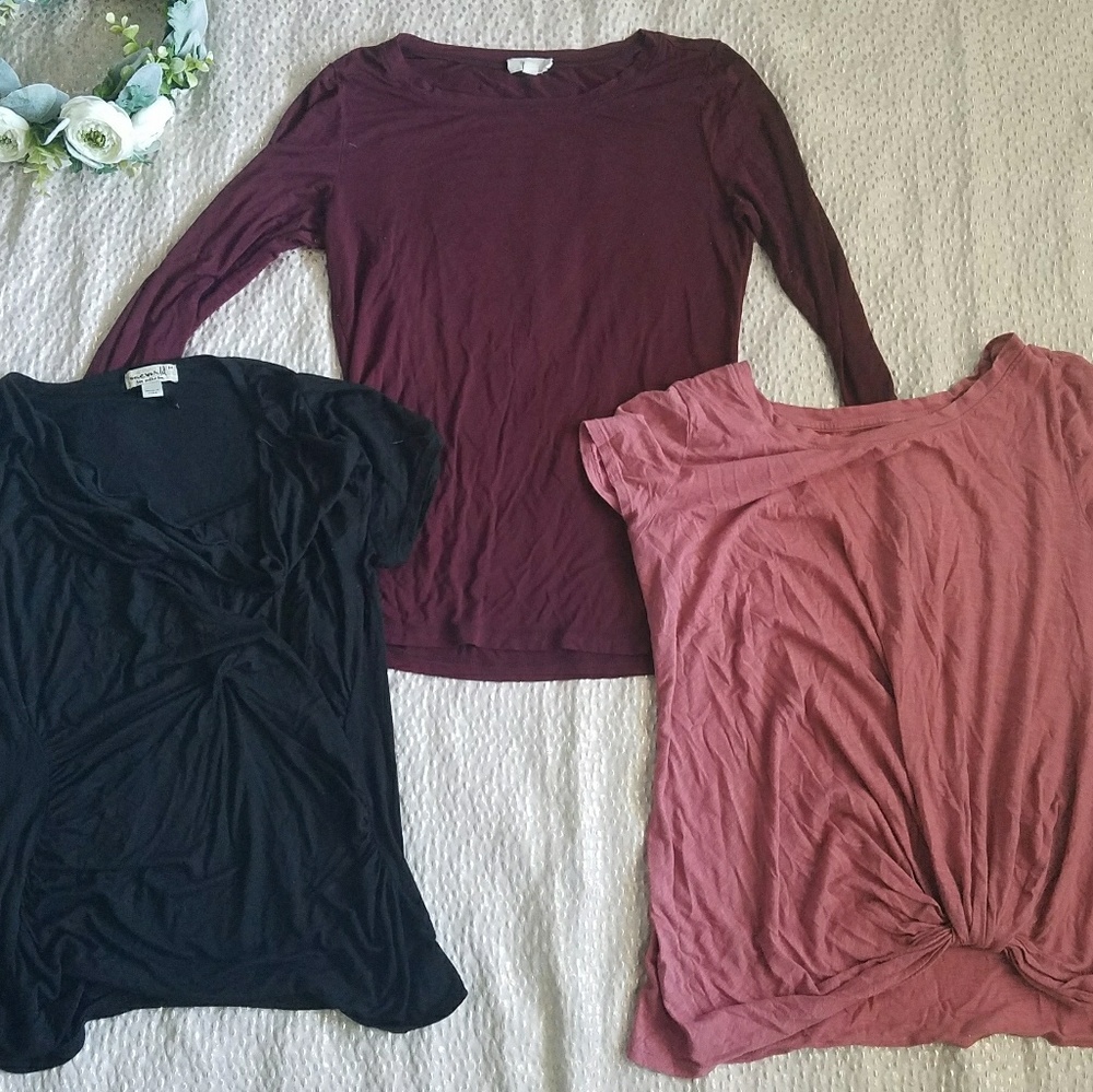 🔥HOT DEAL - 3 size large solid basics