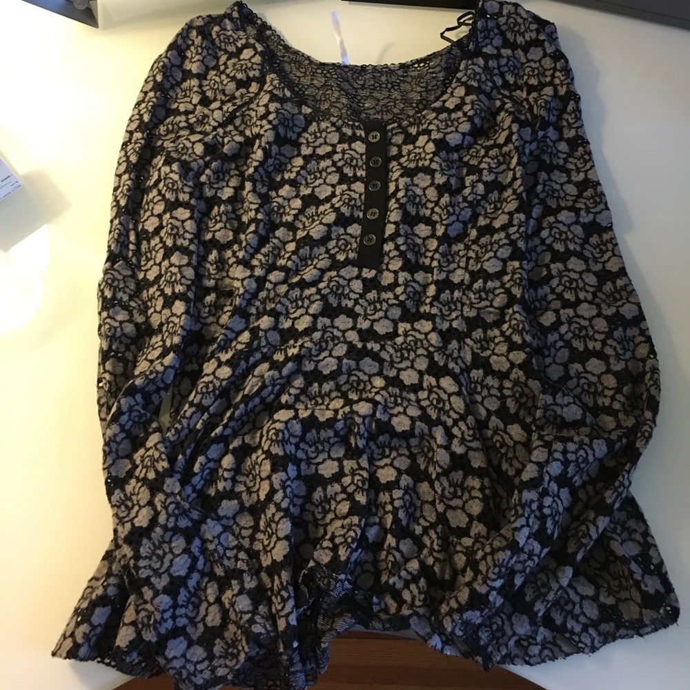 Free People Peplum Long Sleeve