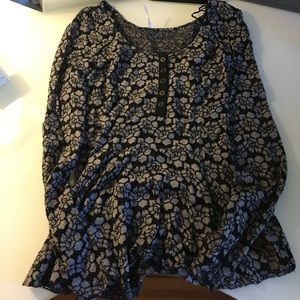 Free People Peplum Long Sleeve