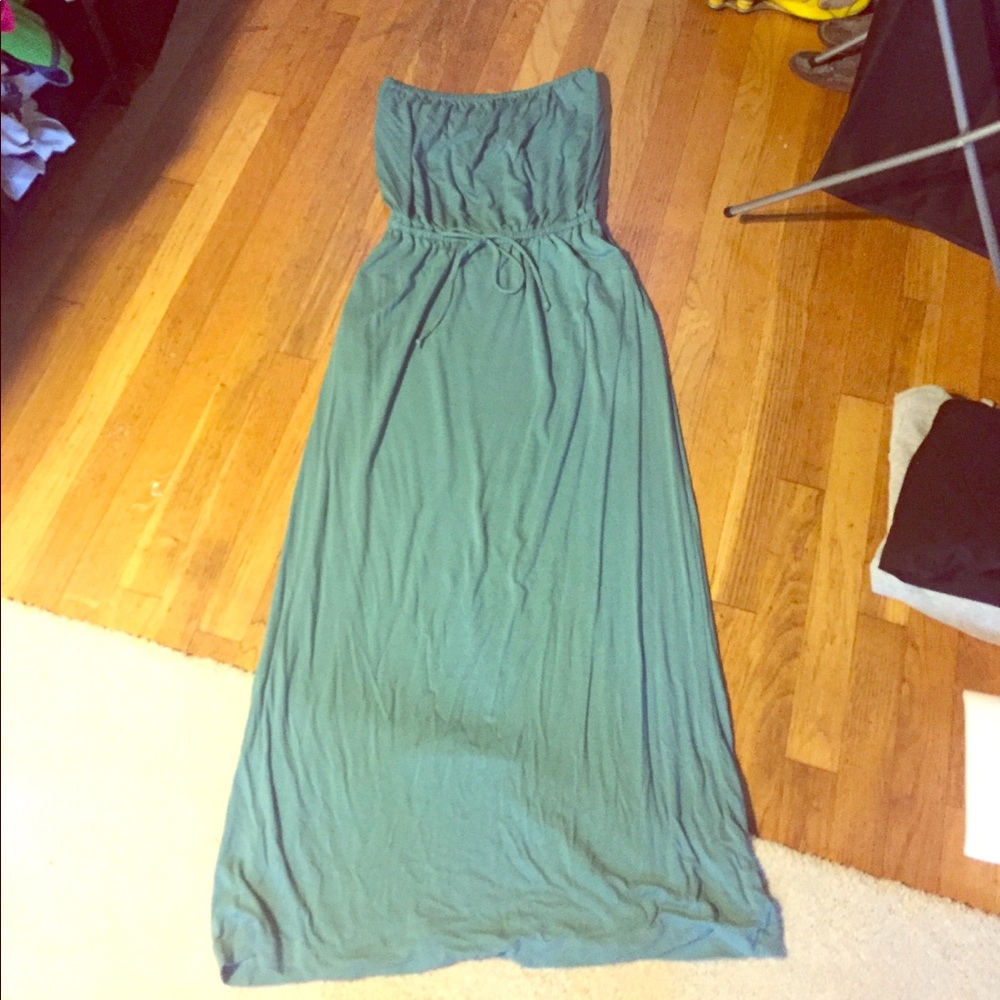 JCREW STRAPLESS MAXI DRESS