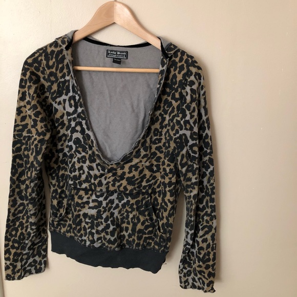 Lucky Brand Leopard Print Pullover - Picture 1 of 1