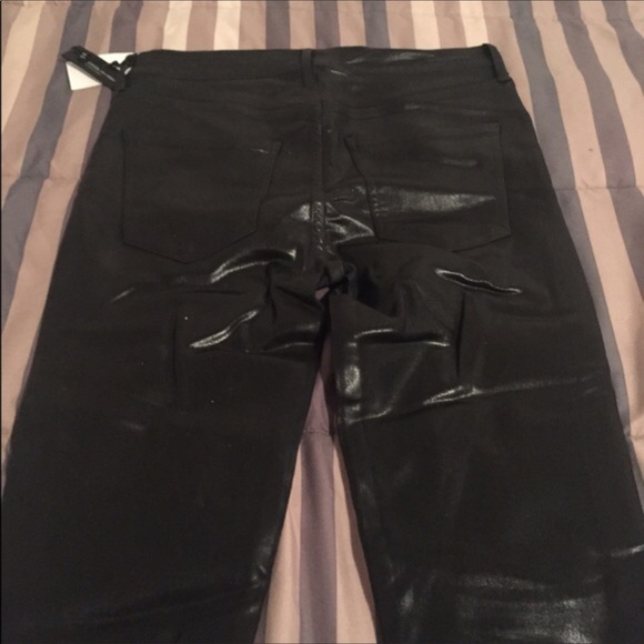 Citizens of humanity black coated skinny jeans - Picture 3 of 4