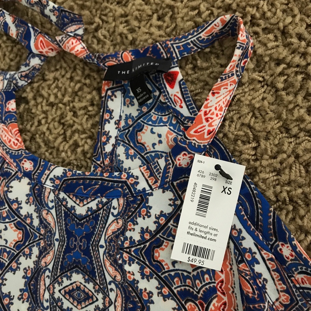 Fun printed halter top
